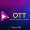 Abonnement OTT PREMIUM 12 Mois